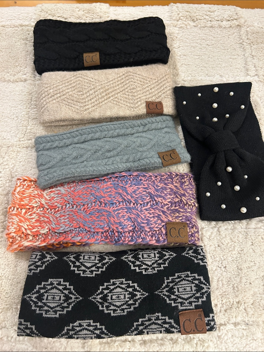 C.C Women's Knit Cable Headbands - Multiple Colors